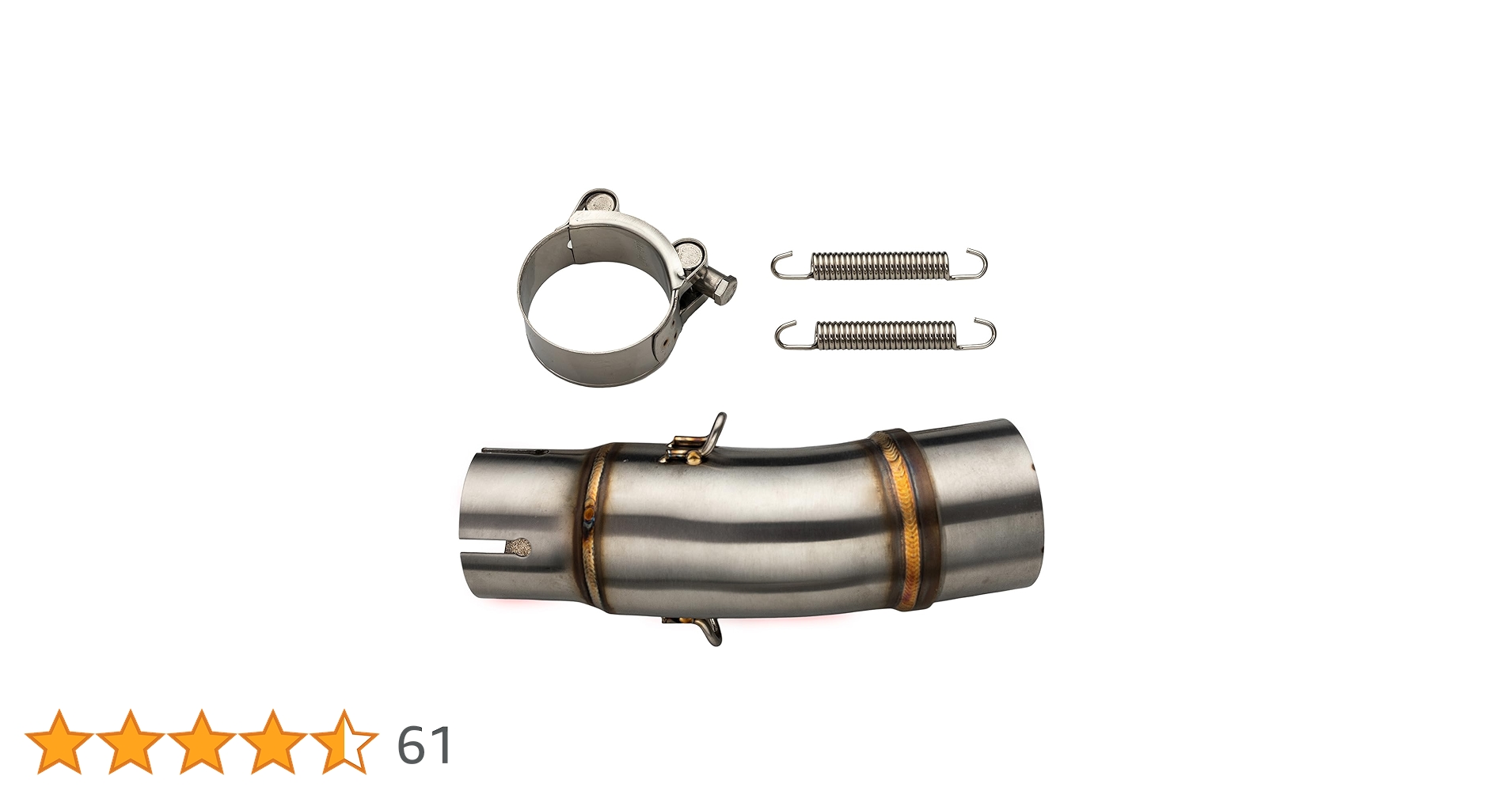 Amazon.com: Motorcycle Exhaust Mid Pipe, Exhaust Muffler